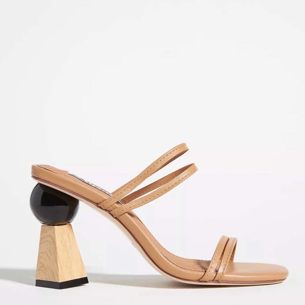 Brand New Caverly Trish Heeled Mules Anthropologie - Nude Color Size 10/40